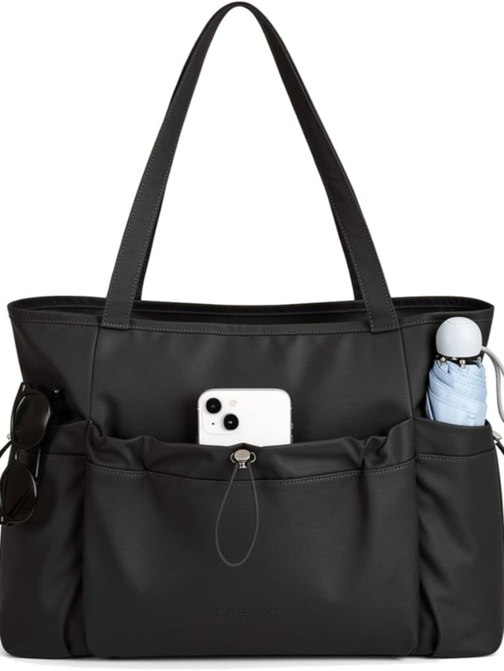Nylon Tote Bag for Women, Large Quilted Shoulder Bag 20L